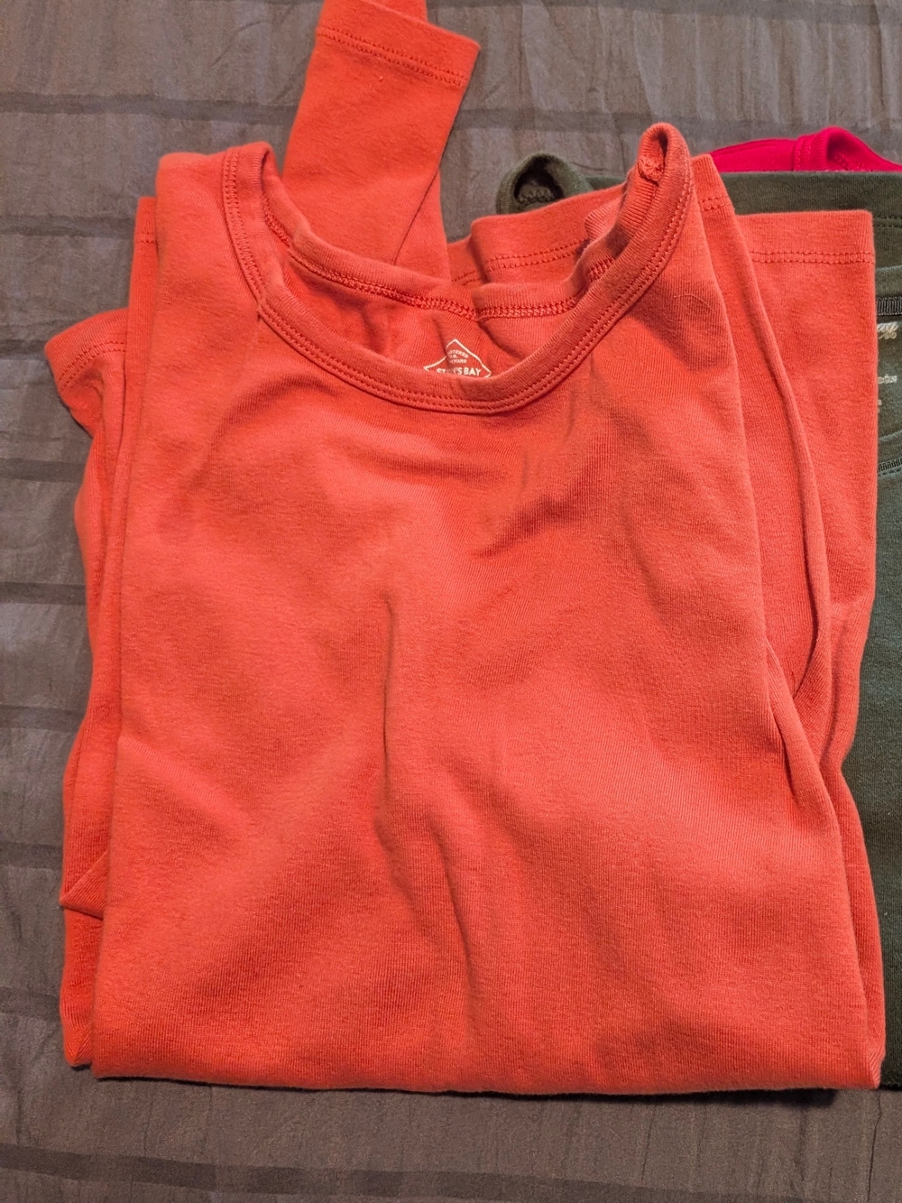 St. John's Bay Long Sleeve Tee - Coral